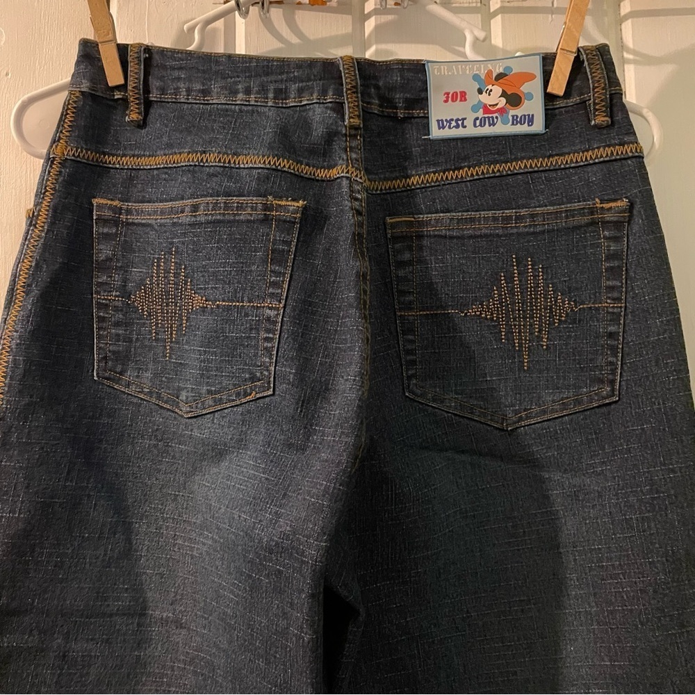 Vintage 90’s Mickey unlimited bootcut jeans-size 27 like new - Picture 2 of 12